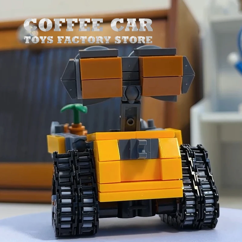 Sci-Fi Movie Robot Wall E MOC Building Blocks Dolls Space Mecha MOC Bricks Action Figure Toys Adult Children Birthday Gifts DIY thumbnail 6