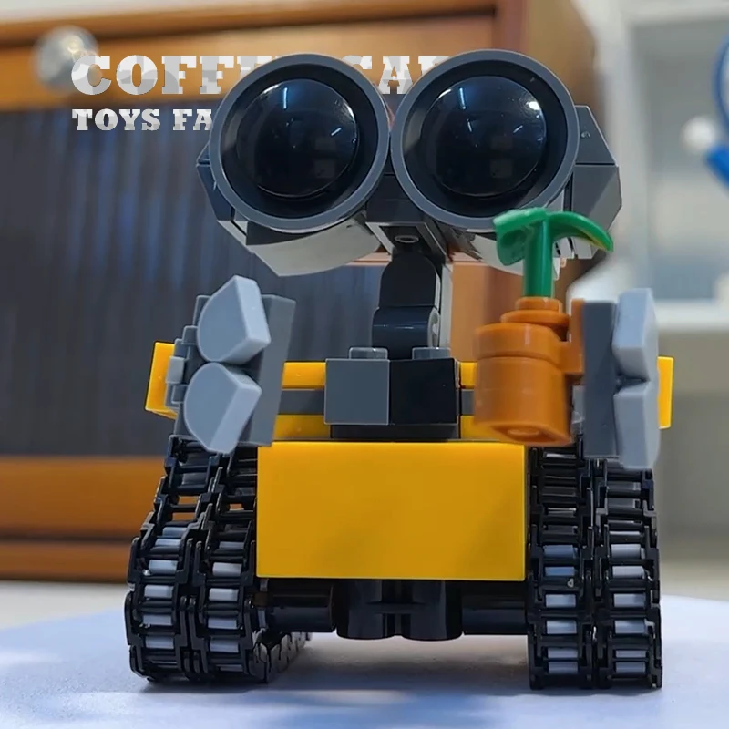 Sci-Fi Movie Robot Wall E MOC Building Blocks Dolls Space Mecha MOC Bricks Action Figure Toys Adult Children Birthday Gifts DIY thumbnail 3