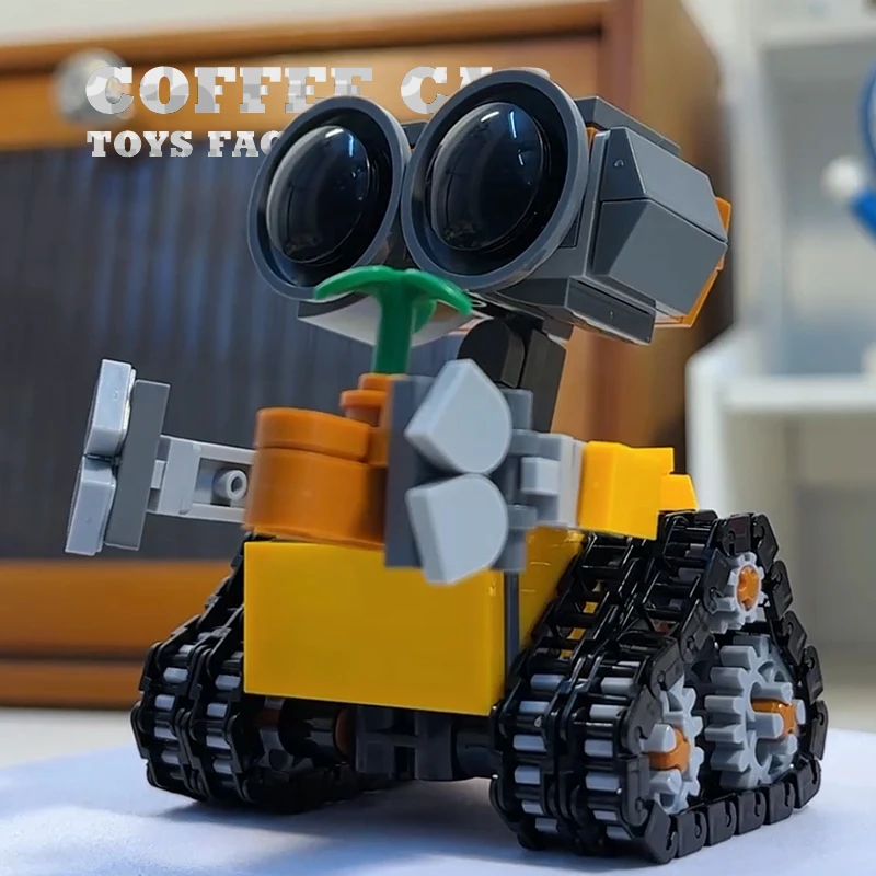 Sci-Fi Movie Robot Wall E MOC Building Blocks Dolls Space Mecha MOC Bricks Action Figure Toys Adult Children Birthday Gifts DIY thumbnail 4