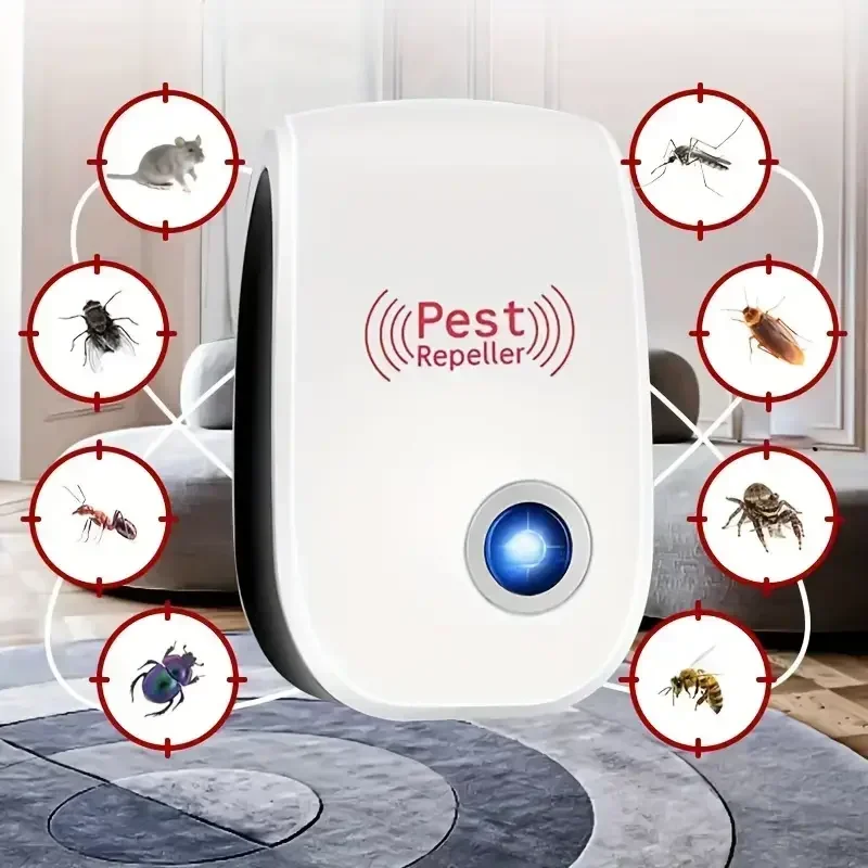 Ultrasonic Pest Repellent Plug-In - Effective Indoor Insect Control For Mosquitoes, Mice, Spiders, Ants, Cockroaches - Child-Saf thumbnail 2