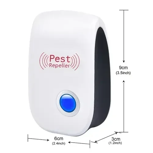 Ultrasonic Pest Repellent Plug-In - Effective Indoor Insect Control For Mosquitoes, Mice, Spiders, Ants, Cockroaches - Child-Saf thumbnail 4