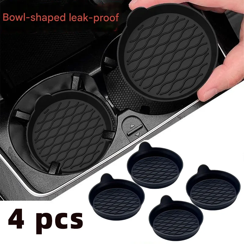 Car silicone water coaster wave-shaped water coaster original matching odorless car anti-slip mat special car new product thumbnail 4