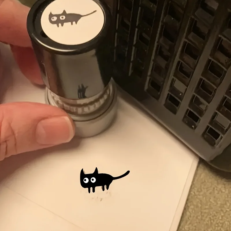 4pcs Hot Style funny cartoon cat pattern stamps thumbnail 4