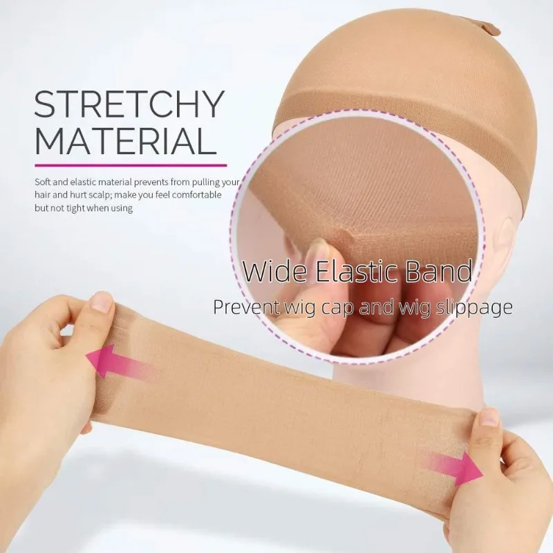 Bald Cap Makeup Kit, Premium Latex Bald Head Cover with 1 Mesh Wig Liners, for Cosplay Halloween Theatrical Makeup thumbnail 3
