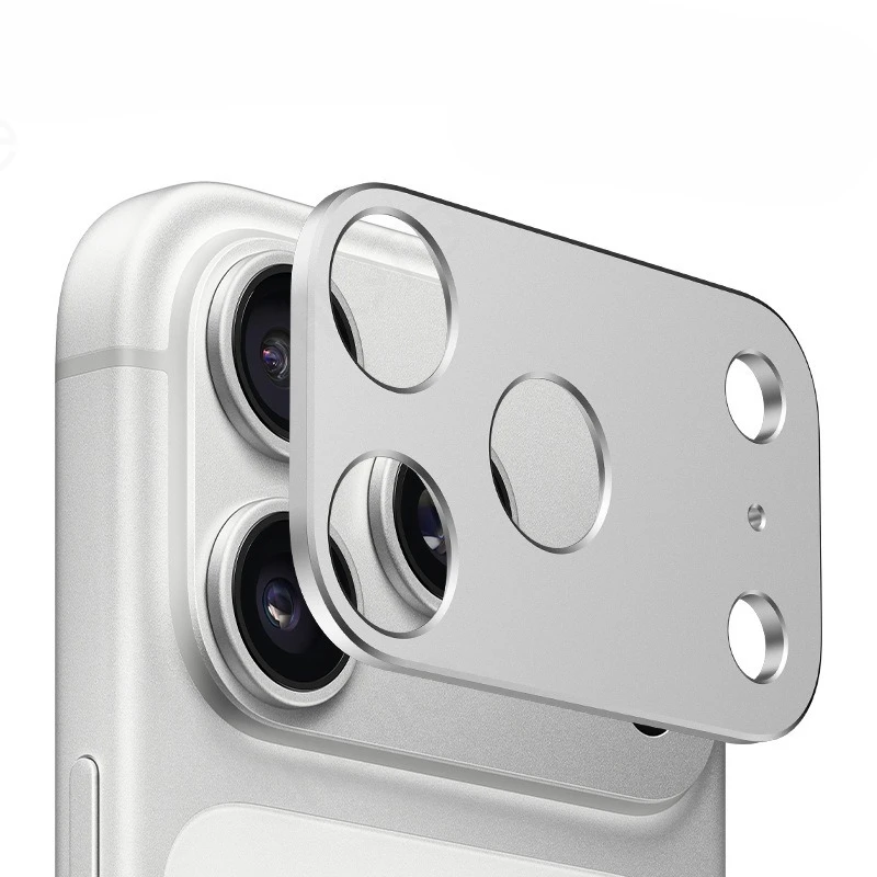 Aluminum Metal Rear Camera Lens Protectors for iPhone 17 Pro Max Air 17Pro 17Air 17ProMax Hollow Lens Cover Ring Film thumbnail 2