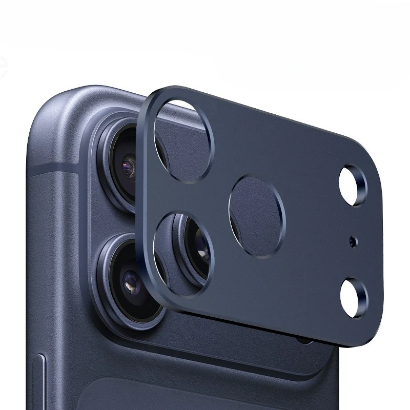 Aluminum Metal Rear Camera Lens Protectors for iPhone 17 Pro Max Air 17Pro 17Air 17ProMax Hollow Lens Cover Ring Film thumbnail 3