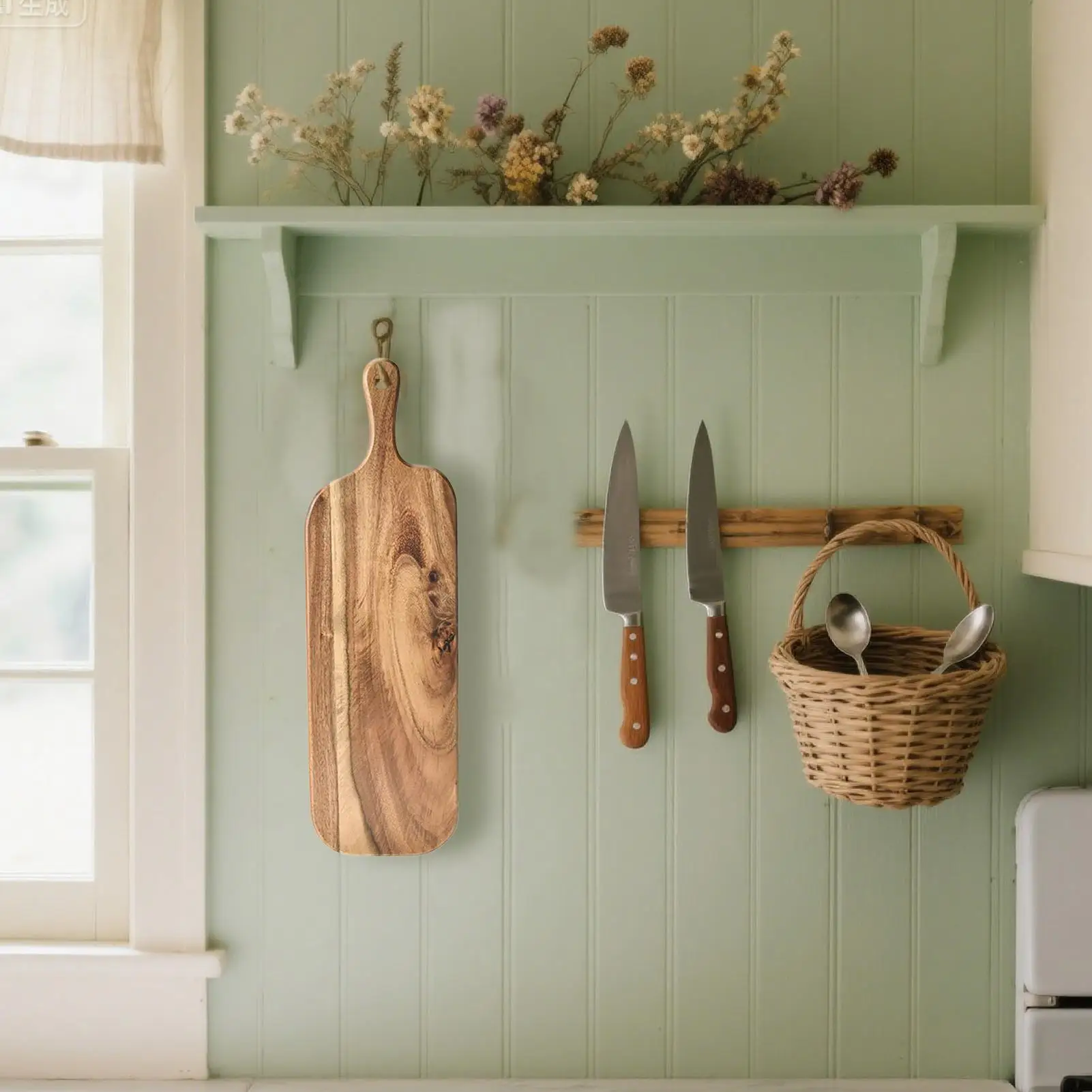 Wooden Cutting Boards for Kitchen Wooden Charcuterie Board with Handle Double-Sided Serving Plates for Kitchen Cheese Commercial thumbnail 4