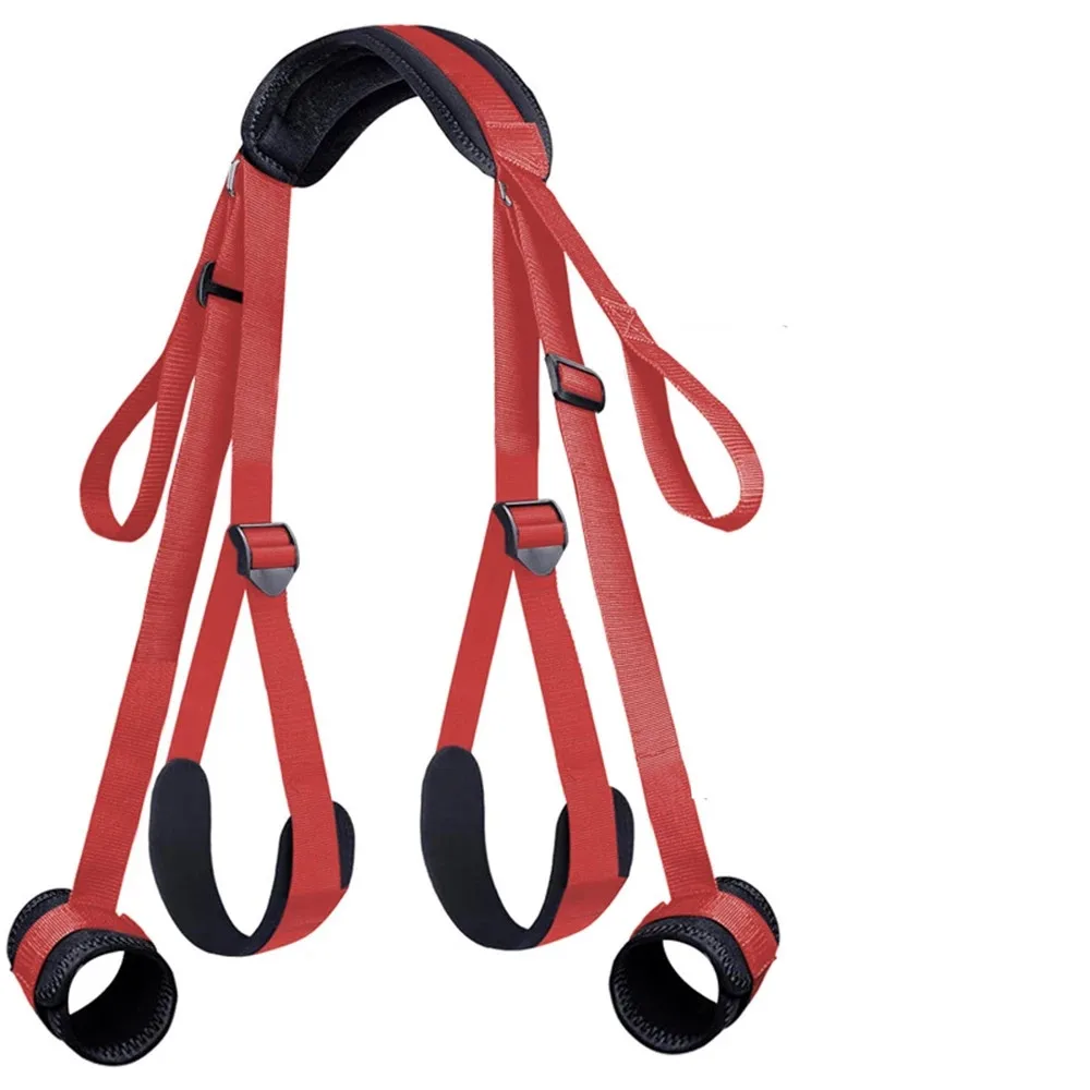 Erotic Open Leg Straps BDSM Bondage Gear Love Position Asist Neckcollars Handcuffs Sex Toys For Couples Women Men Adult Games thumbnail 2