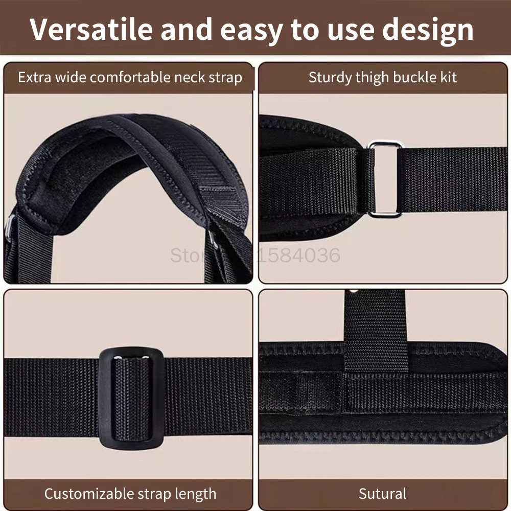 Erotic Open Leg Straps BDSM Bondage Gear Love Position Asist Neckcollars Handcuffs Sex Toys For Couples Women Men Adult Games thumbnail 6