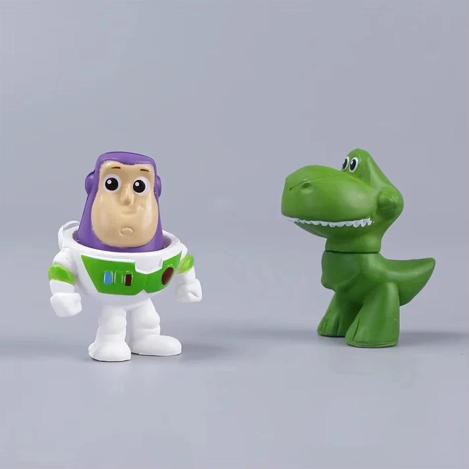 8pcs / Set Toy Story Action Figure Anime Cartoon Model Doll Car Decoration Cake Accessories Anime Figure Toy Children's Gift thumbnail 4