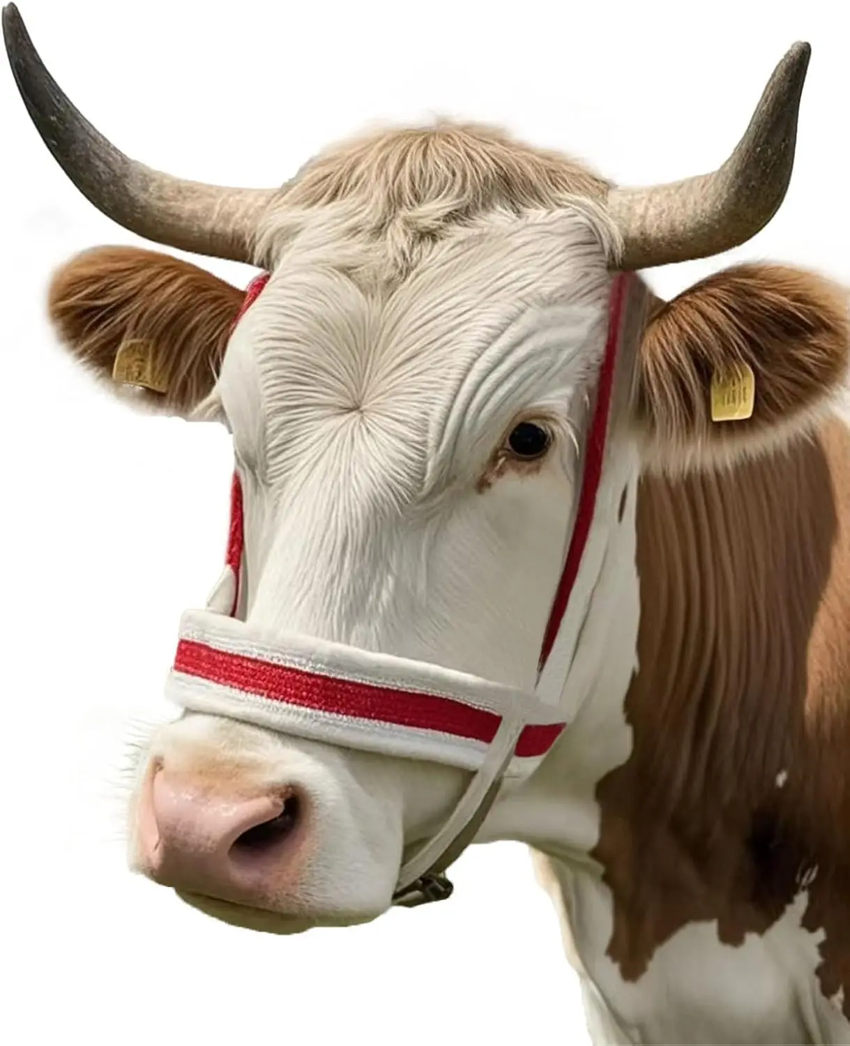 Heavy Duty Livestock Halter Adjustable Cow Halter Nylon Rope Lead for Cattle Farm Animals Dinosaur Major Discipline thumbnail 2