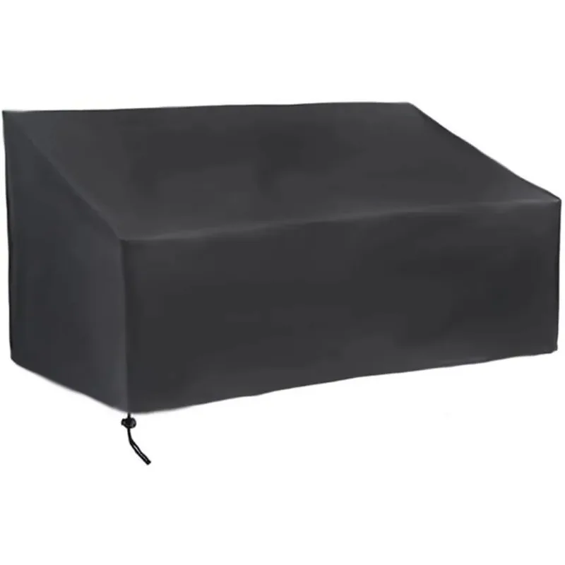 Outdoor Waterproof Garden Bench Cover 2/3/4 Seater Bench Seat Covers Heavy Duty Patio Loveseat Cover(134x66x89cm)