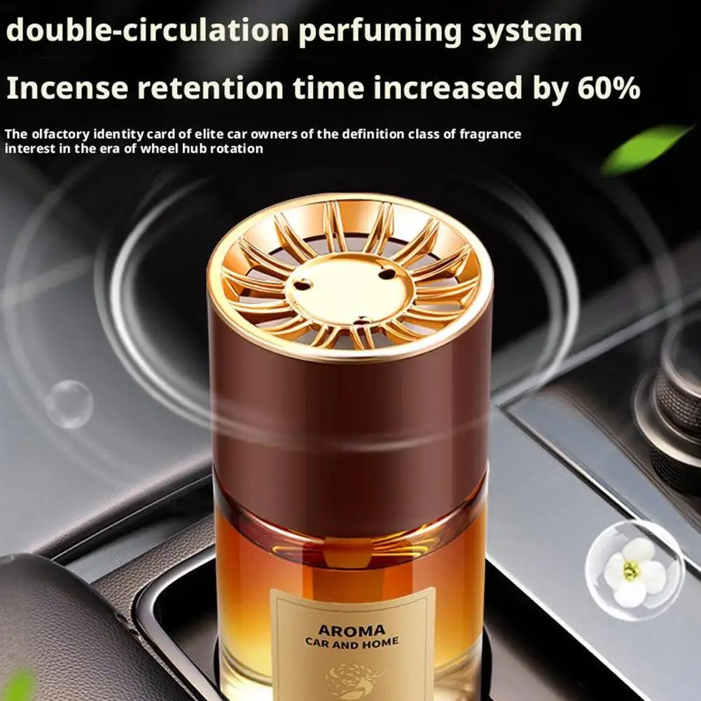 Car Air Freshener 4.06 FL OZ/120ML AEOMA For Car And Home Car Aeomatherapy Natural Plant Extracts Orange Tea Agarwood Scent thumbnail 2