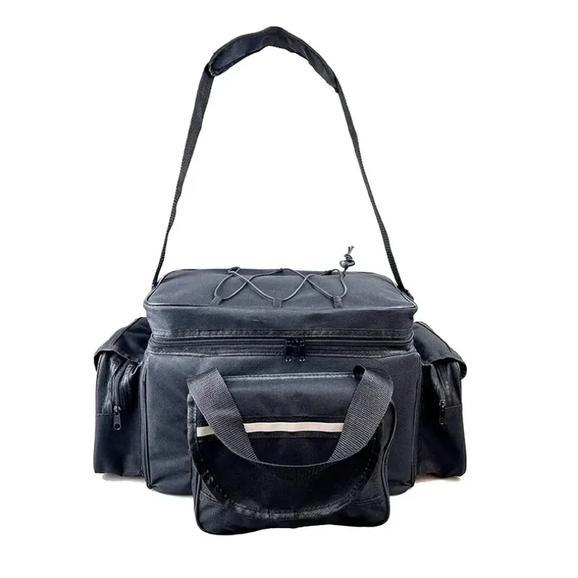 50*30*25cm Waterproof Fishing Bag Nylon Large Capacity Multi-Purpose Fishing Tackle Bag Two-Layer Outdoor Shoulder Bags thumbnail 3