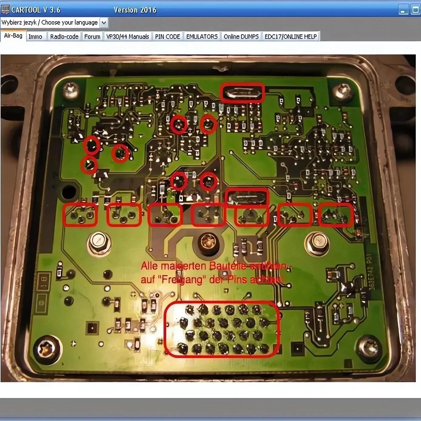 CarTool 3.6 Car tool for Immo and Airbag Reset Car repair software Windows 7/10/ 11 thumbnail 3