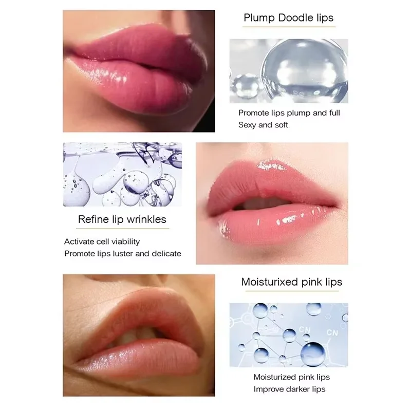 Instant Volumising Lip Plumper Oil Enhancer Lip Gloss Plumping Serum Moisturizing Anti-Wrinkle Lipstick Sexy Lip Care Makeup thumbnail 5