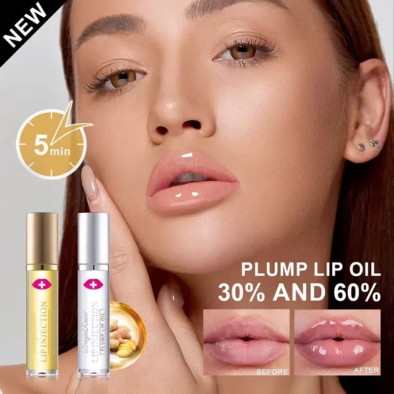 Instant Volumising Lip Plumper Oil Enhancer Lip Gloss Plumping Serum Moisturizing Anti-Wrinkle Lipstick Sexy Lip Care Makeup thumbnail 6