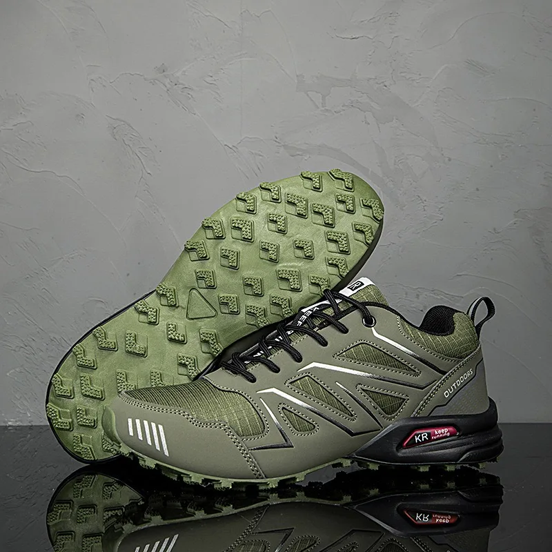 Waterproof Hiking Shoes Men‘s Outdoor Trekking Sneakers Mountain Climbing Camping Trainers Hunting Tactical Boots Bike Shoe Male thumbnail 6