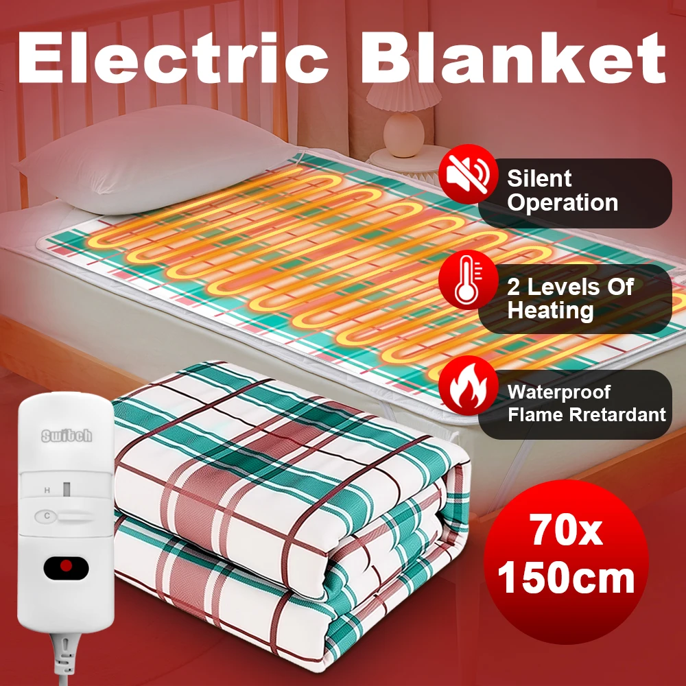 Electric Blanket Heated Mattress 220V/110V Thicker Heater Heated Blanket Electric Heating Blanket Winter Body Warmer EU/US Plug thumbnail 2