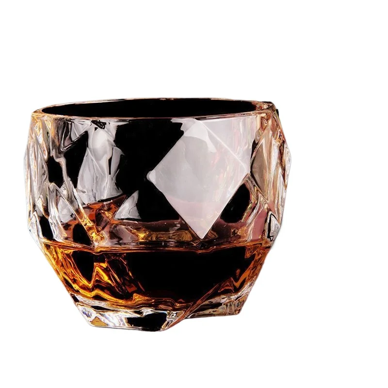 Crystal Whiskey Glass Cup For the Home Bar Beer Water and Party Hotel Wedding Glasses Gift Drinkware thumbnail 6