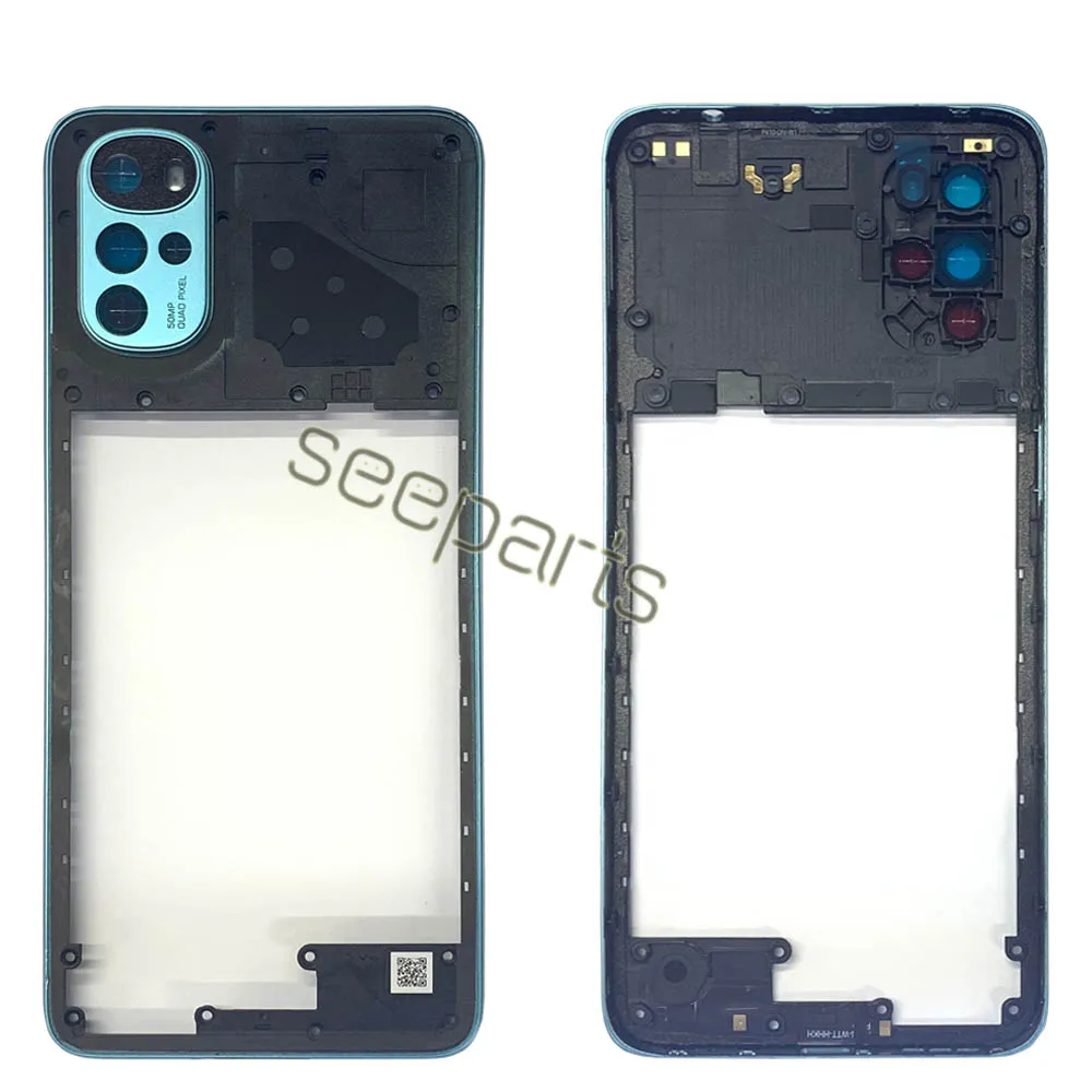For Motorola Moto G22 Middle Frame Rear Bezel Plate Chassis Housing For XT2231-2 Back Frame Replacement Parts thumbnail 5