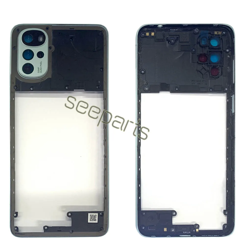 For Motorola Moto G22 Middle Frame Rear Bezel Plate Chassis Housing For XT2231-2 Back Frame Replacement Parts thumbnail 4