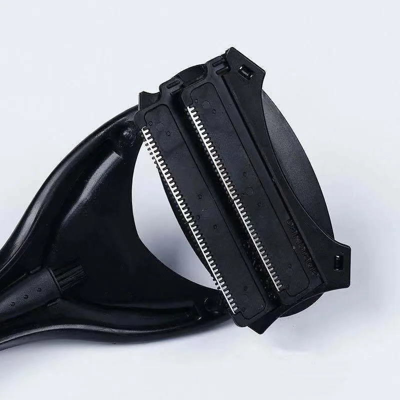 Pain-Free Back Scraper Tool  Manual Long Handle Foldable Razor with Durable Blades for Home Use Practical Grooming Accessory thumbnail 3