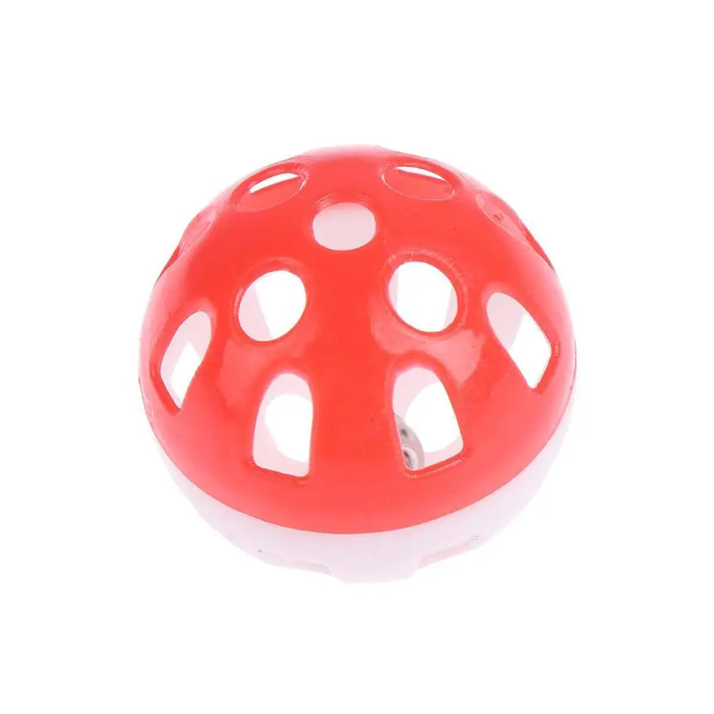 Pet Parrot Toy Colorful Hollow Rolling Bell Ball 10pcs Small Pet Cat Cockatiel Parrot Chew Cage Fun Toys Pet Bird Supplies 3/5pc