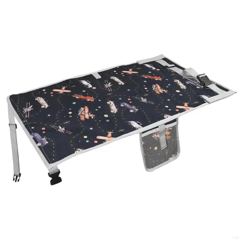 L5BB Toddler Plane Travel Essential Extender Cartoon Pattern Foot Hammock for Enhances Comfort and Relaxation thumbnail 3