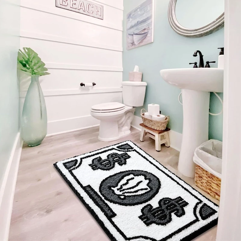 VIKAMA Coin Pattern Rug SpongeBob Style Home Bedroom and Living Room Floor Mat Non-Slip Anti-Fouling Carpet Home Decoration thumbnail 3
