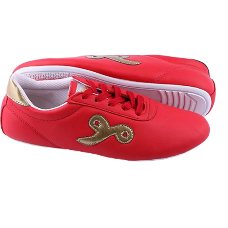 New Martial Arts Shoes Unisex Light Weight Men Women Tai Chi Wushu Shoe Soft Sole Leather Traditional Kung Fu Shoes thumbnail 2