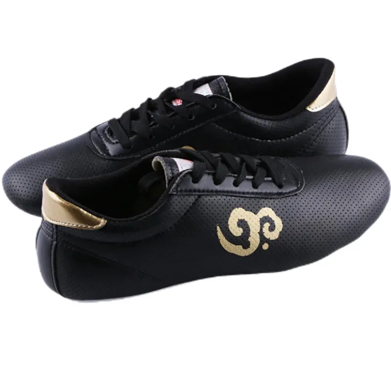 New Martial Arts Shoes Unisex Light Weight Men Women Tai Chi Wushu Shoe Soft Sole Leather Traditional Kung Fu Shoes thumbnail 4