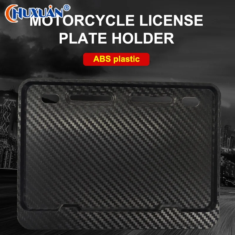 License Plate Frames License Plate Holders Universal Motorcycle Rustproof For Front Rear Accessories thumbnail 2
