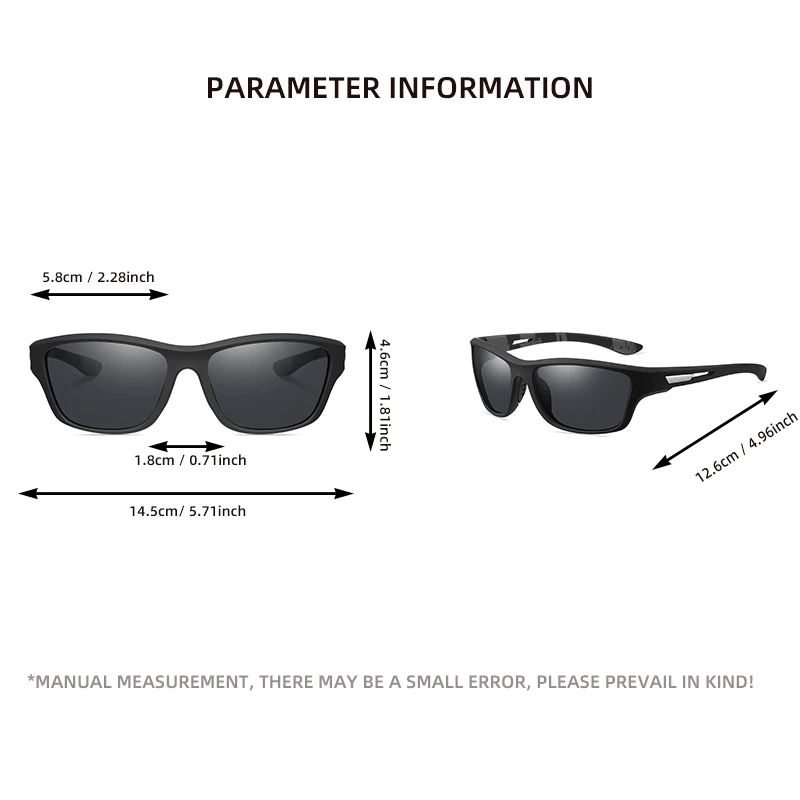 Polarized Glasses Fishing Sunglasses Men Driving Shades Male Eyeglasses Women UV400 Eyewear Hiking Classic Sun Glasses thumbnail 6