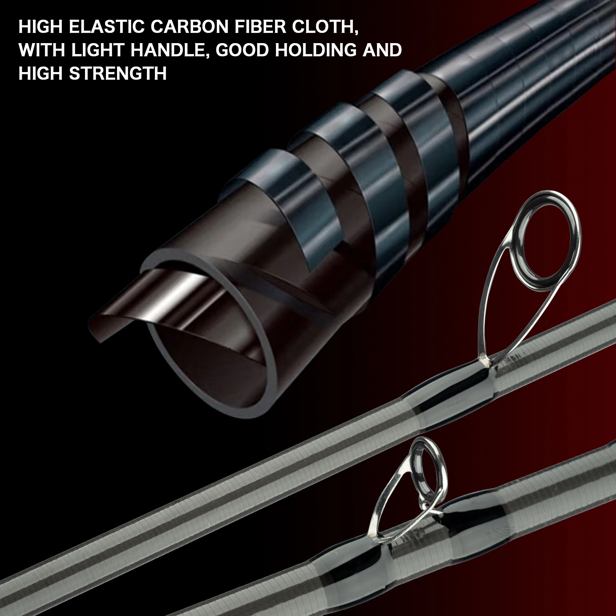 BIUTIFU Traveller Spinning Casting Carbon Fishing Rods Baitcasting Weight 5-35g M Fast Ultralight Lure Trout Mini Goods For Pole thumbnail 4