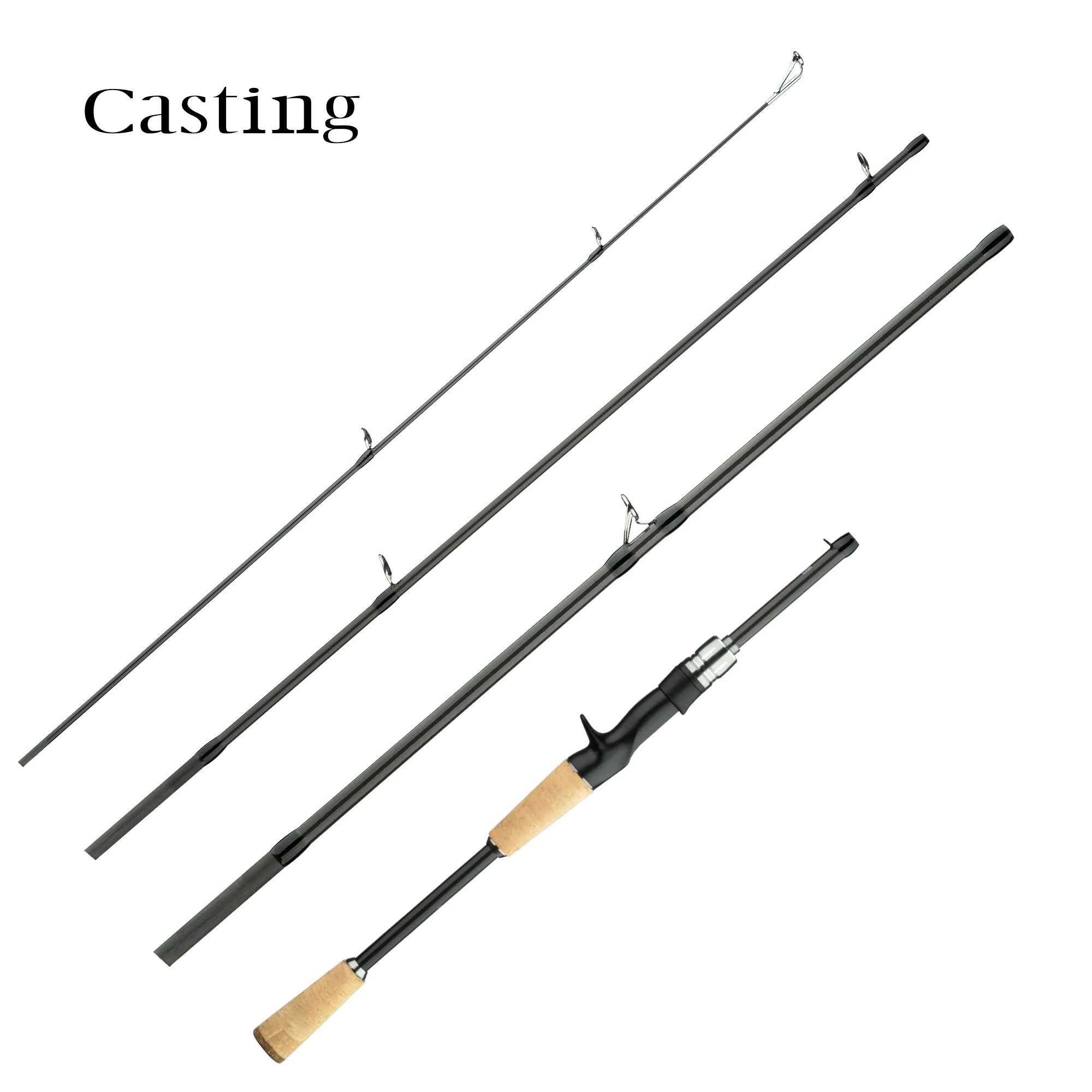 BIUTIFU Traveller Spinning Casting Carbon Fishing Rods Baitcasting Weight 5-35g M Fast Ultralight Lure Trout Mini Goods For Pole thumbnail 6