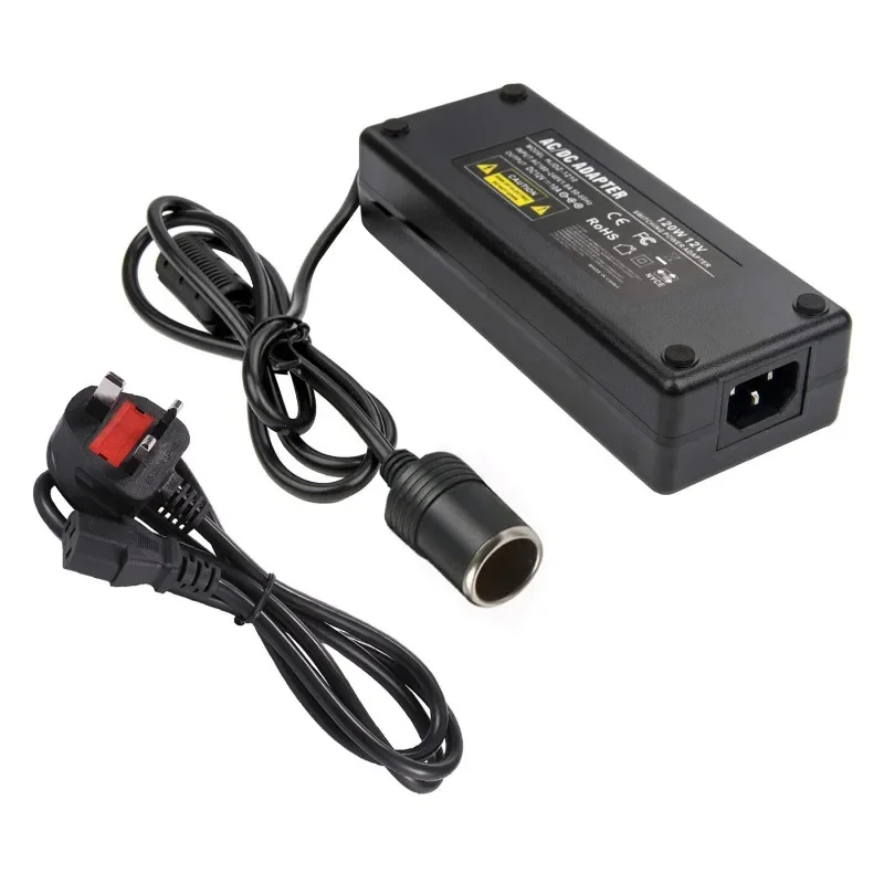 For AC Adapter DC 110V/ 220V To 12V 5A Supply Lighter Home Car Power Adapter Cigarette Lighter Socket Power Converter thumbnail 5