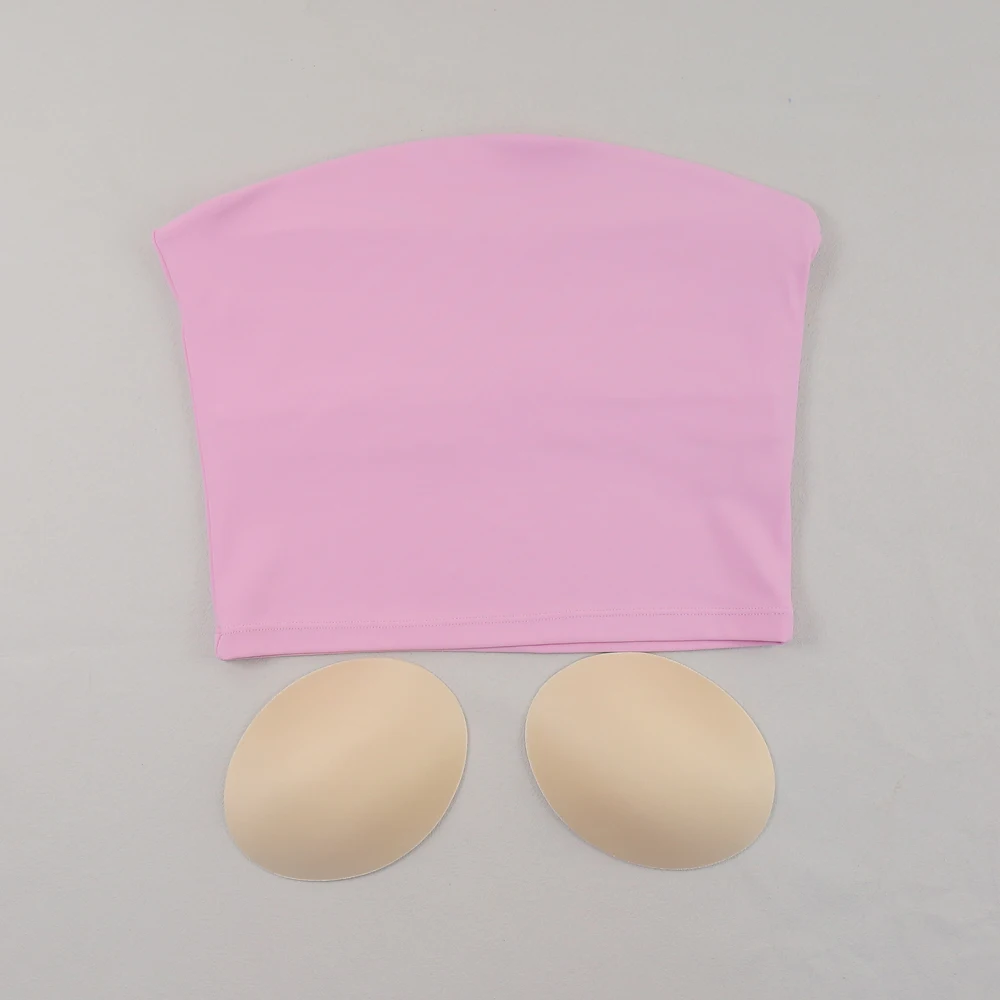 Strapless Sexy Strapless Top Comfortable And Cool Fabric Breathable Yoga Bra thumbnail 5