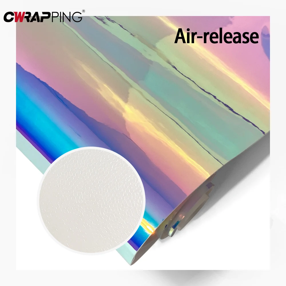 Rainbow Electroplating Film Waterproof Motorcycle Stickers for Car Tuning Auto Accessories Motorcycles Automotive Vinyl Wrap thumbnail 3