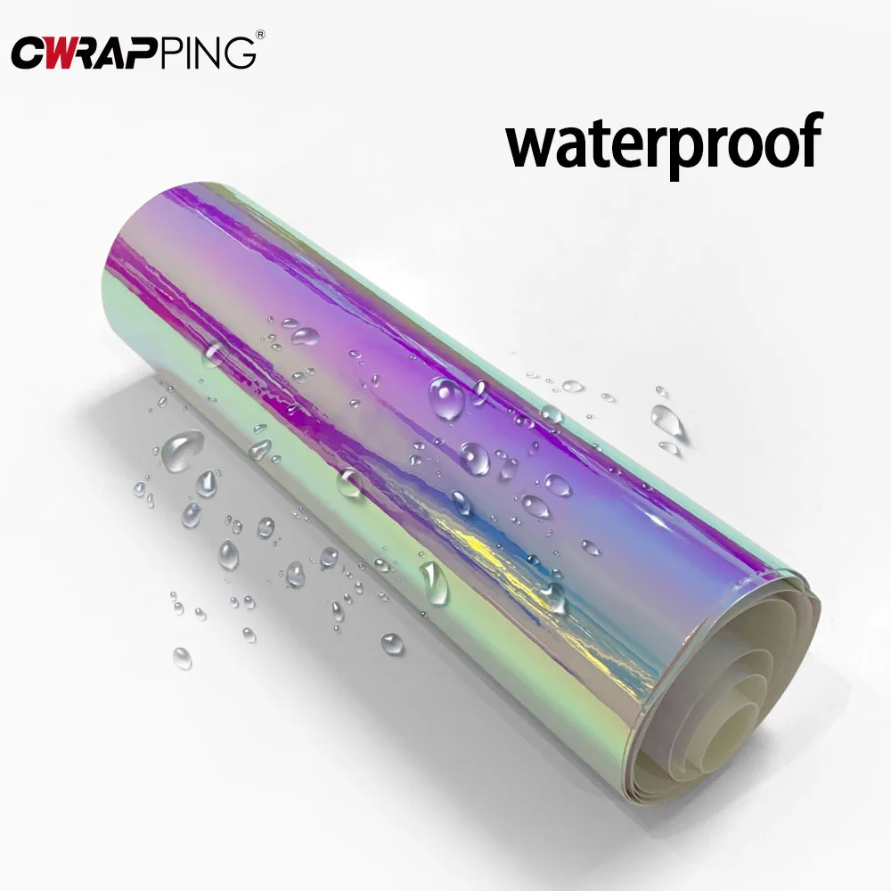 Rainbow Electroplating Film Waterproof Motorcycle Stickers for Car Tuning Auto Accessories Motorcycles Automotive Vinyl Wrap thumbnail 4