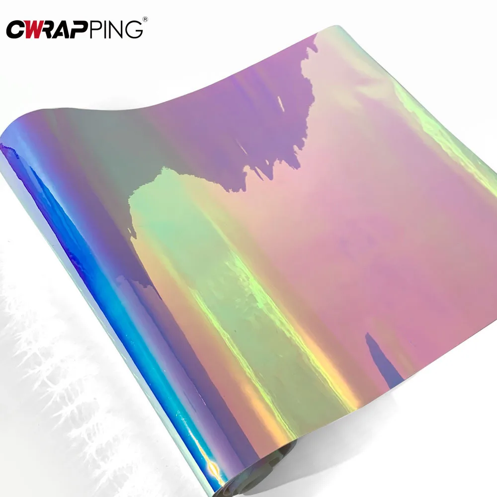Rainbow Electroplating Film Waterproof Motorcycle Stickers for Car Tuning Auto Accessories Motorcycles Automotive Vinyl Wrap thumbnail 5