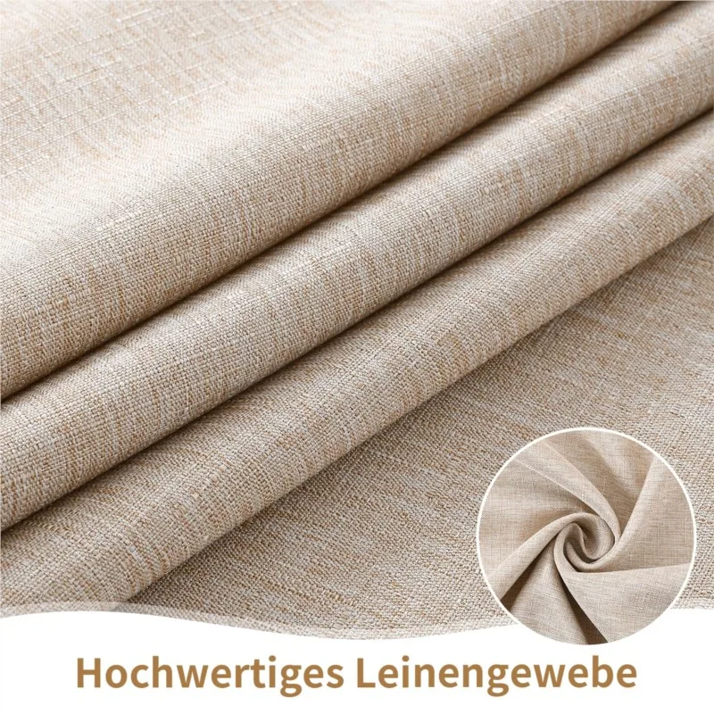 Homaxy Restuarant Rectangle Linen Tablecloths Waterproof Wipeable Fabric Table cloths Kitchen Dining Dirt-Repellent Table Covers thumbnail 6