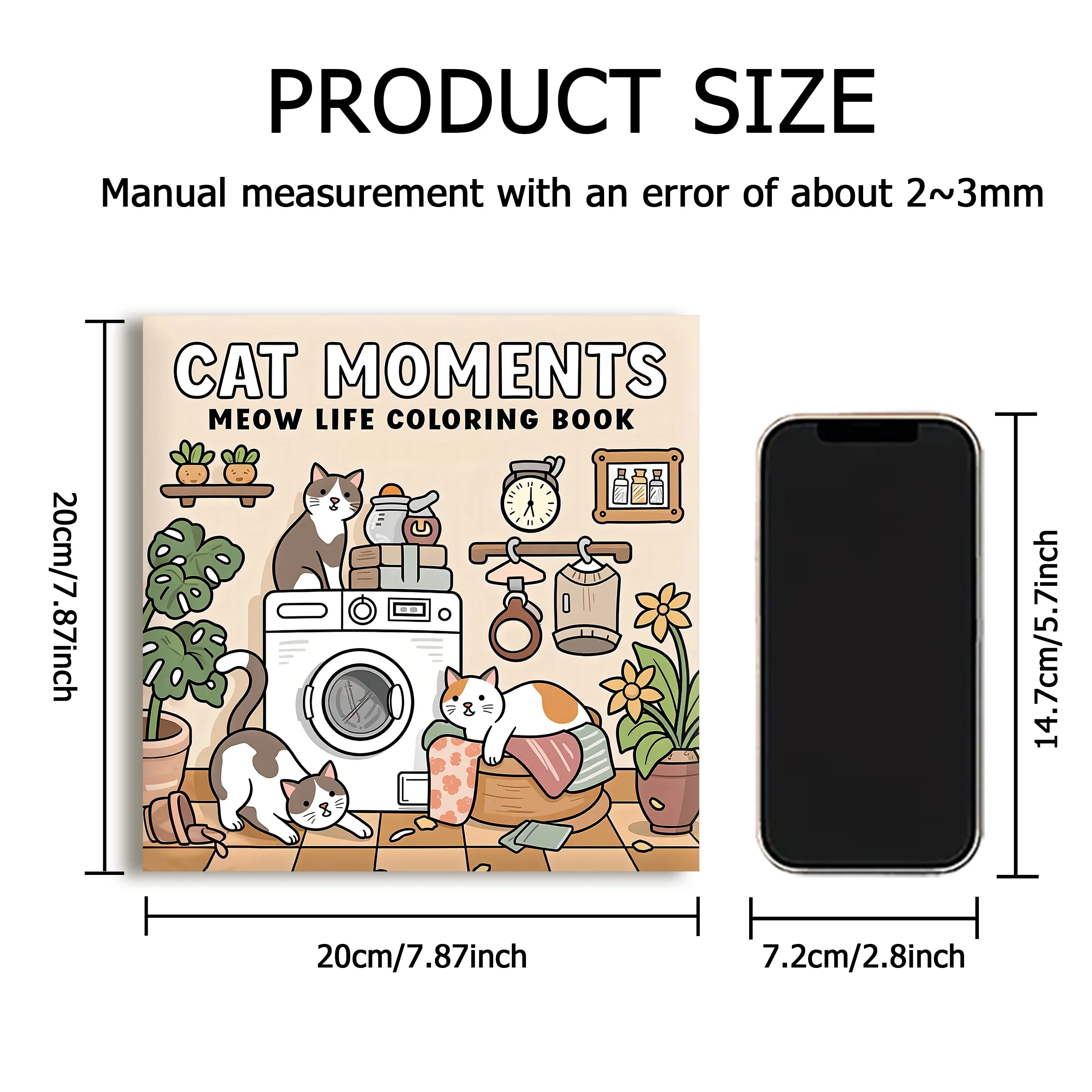 Cat Moments Adult Coloring Book Unique Book for Relaxation Upgraded Paper for Comfortable Coloring Perfect Gift Friend thumbnail 3
