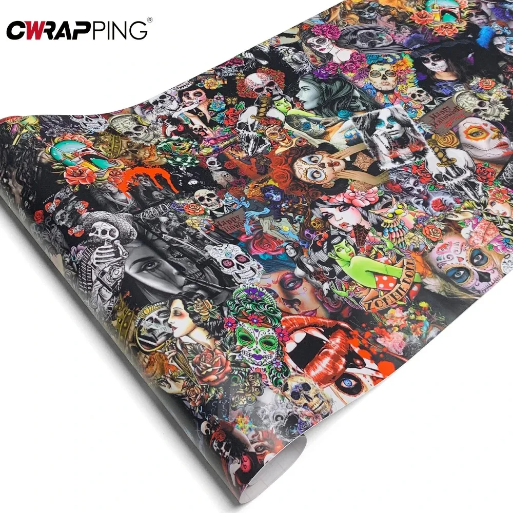Car Adhesive Vinyl Wrap for Car Camouflage Printed Waterproof Motorcycle Stickers Tuning Auto Accessories Self-adhesive Film thumbnail 6