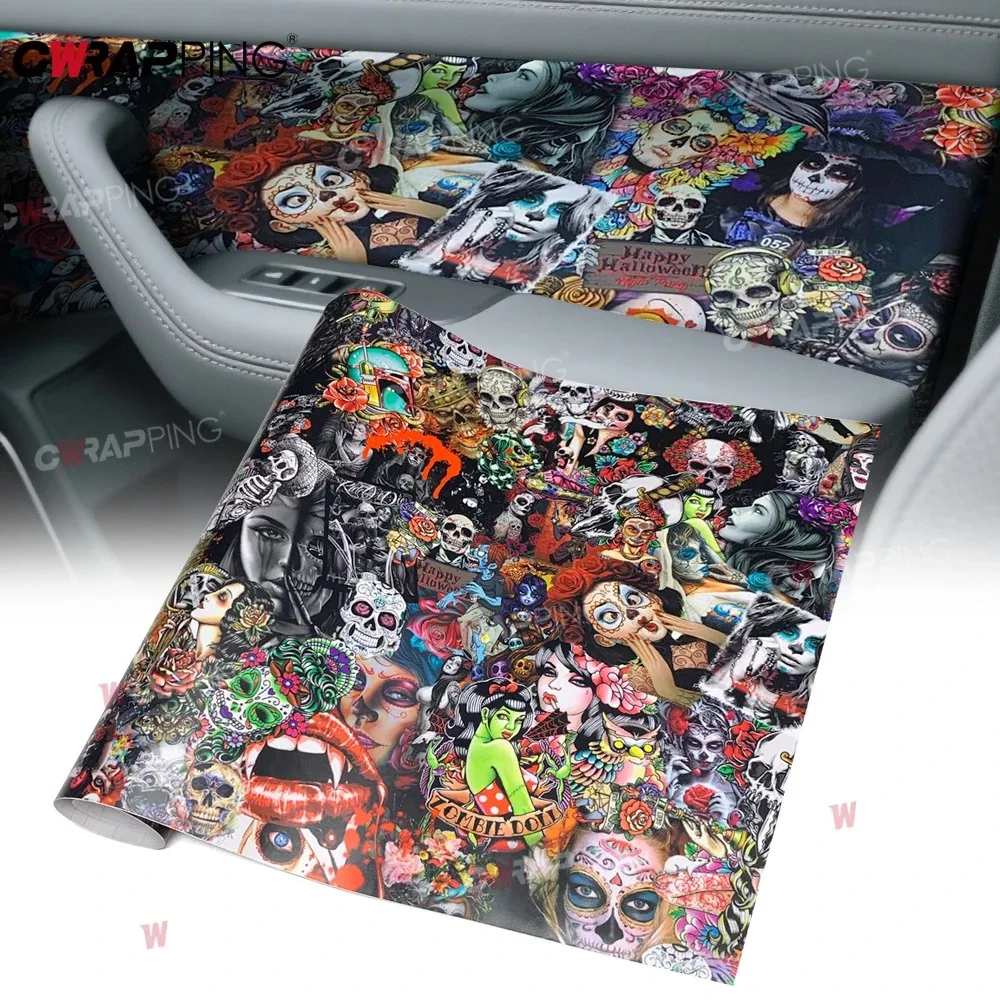 Car Adhesive Vinyl Wrap for Car Camouflage Printed Waterproof Motorcycle Stickers Tuning Auto Accessories Self-adhesive Film thumbnail 5