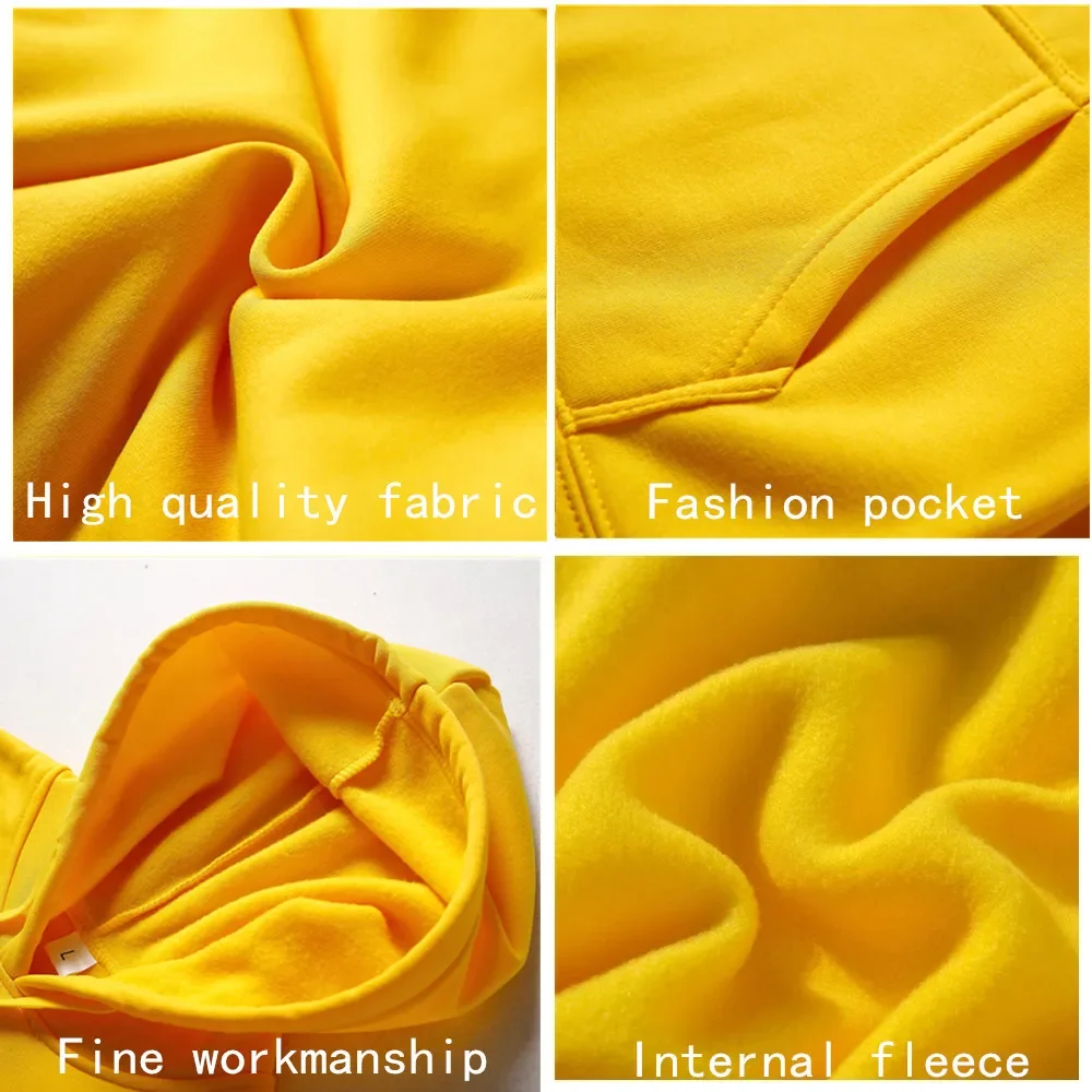 New Fashion Men's Women's Hoodies Spring Autumn Winter Casual Hoodies Sweatshirts Men Tops Solid Color Hoodie Sweatshirt Male thumbnail 6