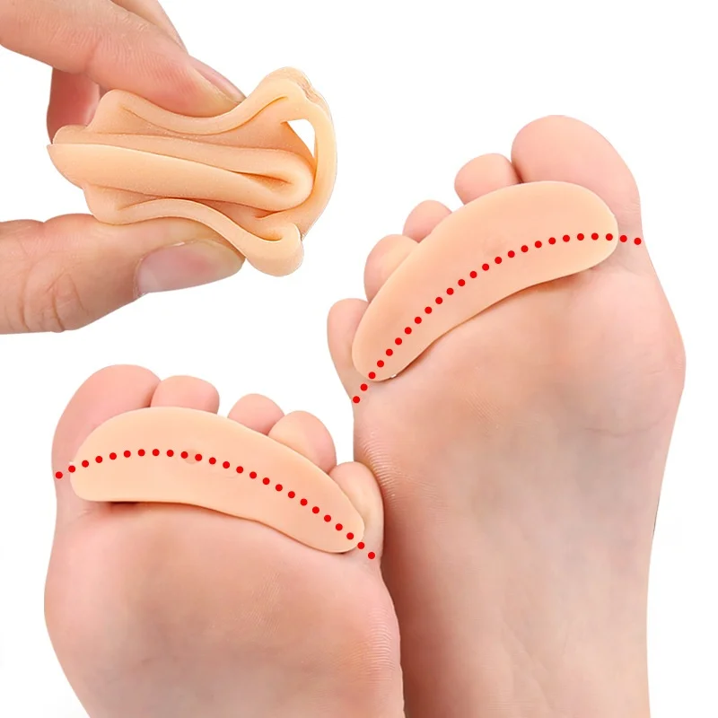 Forefoot Pad Three-hole Snail Has Hallux Valgus Overlapping Toes Hammers Toe Separators And Bent Deformed Toes thumbnail 4