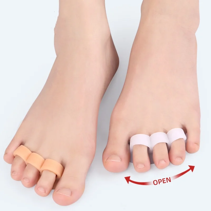 Forefoot Pad Three-hole Snail Has Hallux Valgus Overlapping Toes Hammers Toe Separators And Bent Deformed Toes thumbnail 5