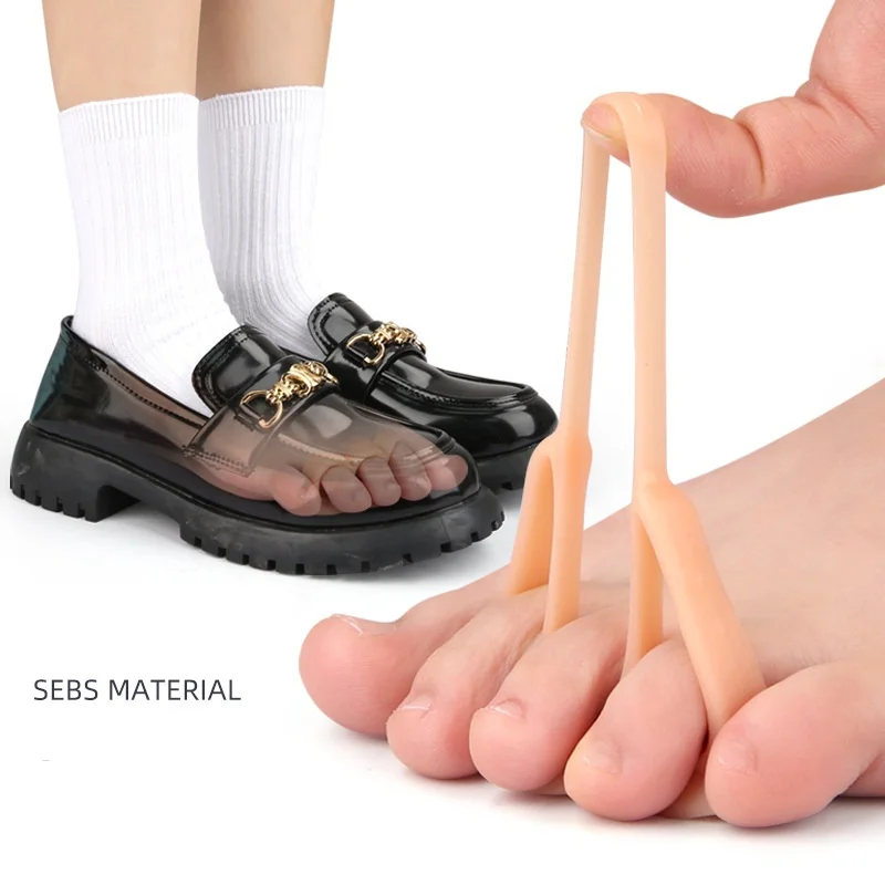 Forefoot Pad Three-hole Snail Has Hallux Valgus Overlapping Toes Hammers Toe Separators And Bent Deformed Toes thumbnail 3