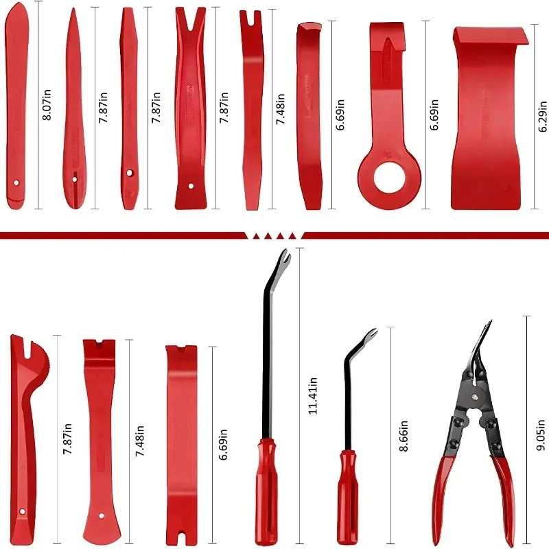 Auto Interior Disassembly Kit Car Plastic Trim Removal Tool Car Clips Puller Diy Panel Tools For Auto Trim Puller Set thumbnail 4